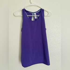 Ivivva‎ Lululemon Girls Purple Keyhole Tank Top Sz 14 Activewear Outdoors 220423